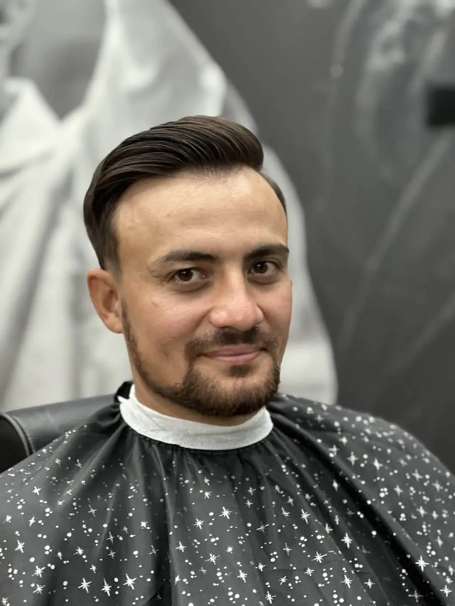 Przykład męskiego strzyżenia wykonanego w ALIA Barber