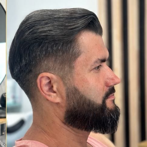 Strzyżenie długiej i gęstej brody — ALIA Barber Tychy